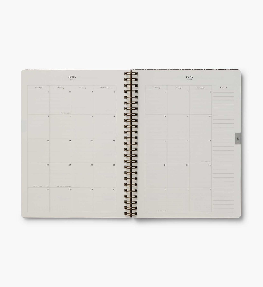 Cloverpaperco™ - 2027 12-Month Softcover Spiral Planner - Sage Hydrangea