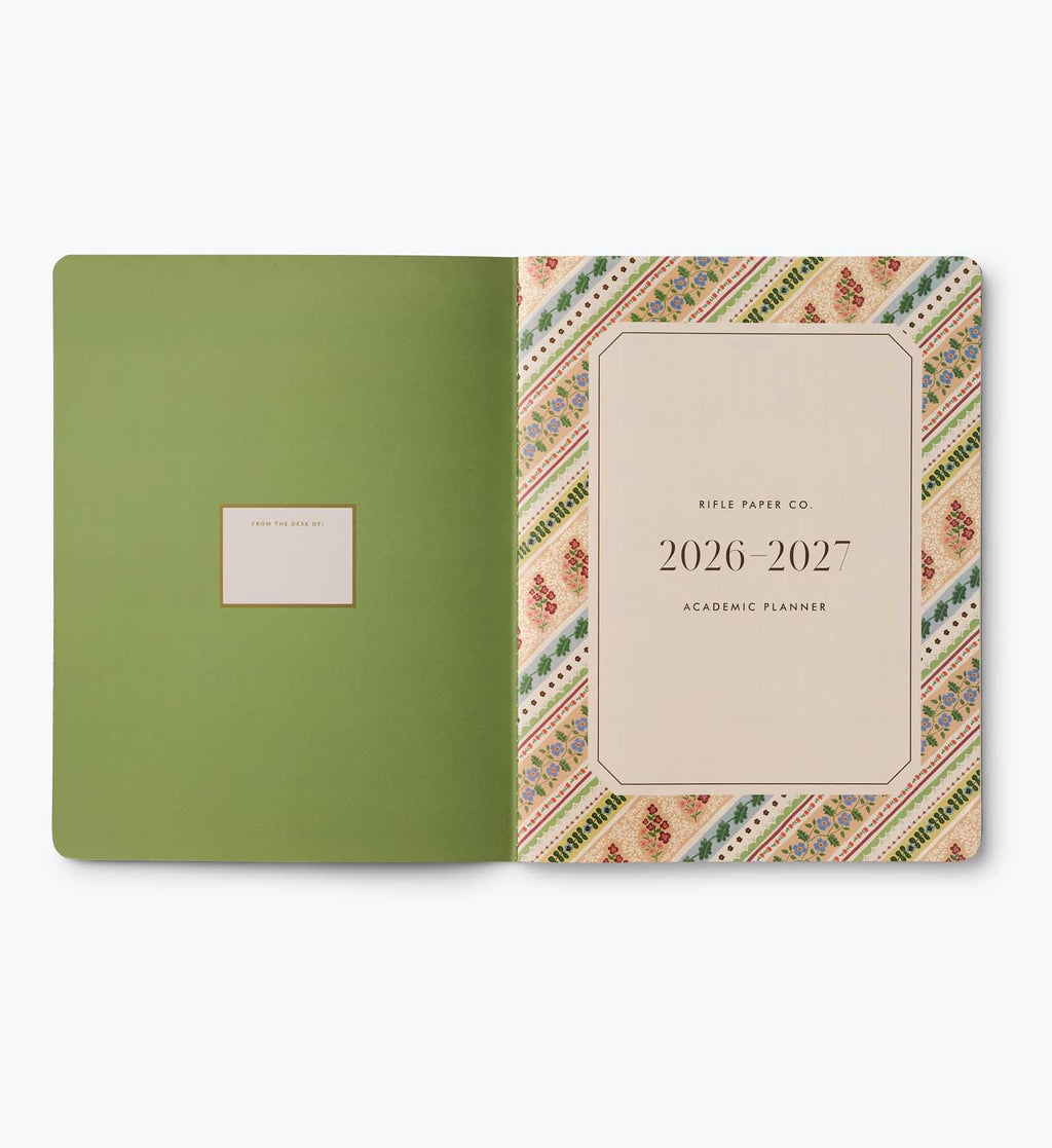 Cloverpaperco™ - 2026-2027 12-Month Academic Appointment Notebook - Paisley