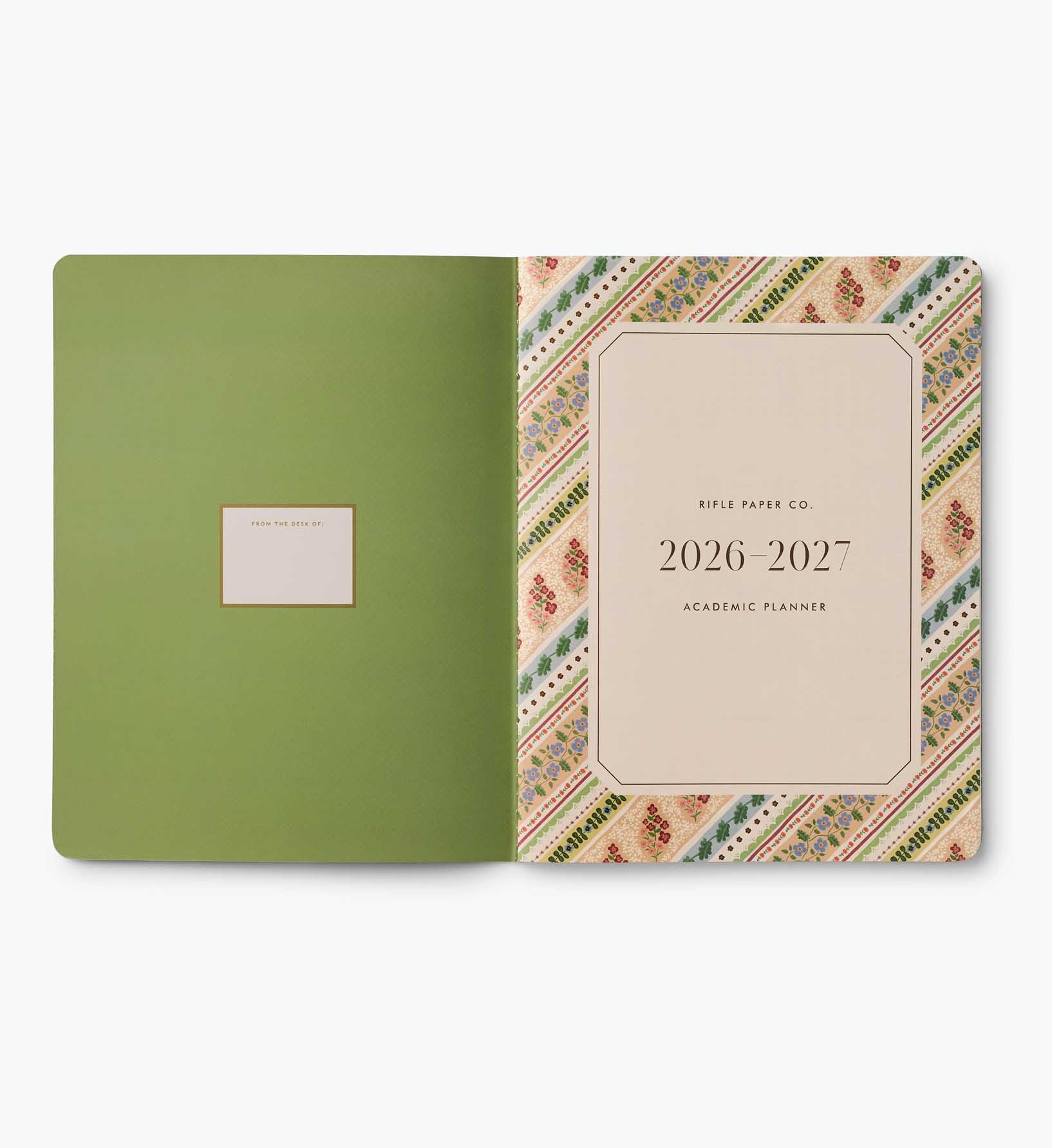 Cloverpaperco™ - 2026-2027 12-Month Academic Appointment Notebook - Paisley