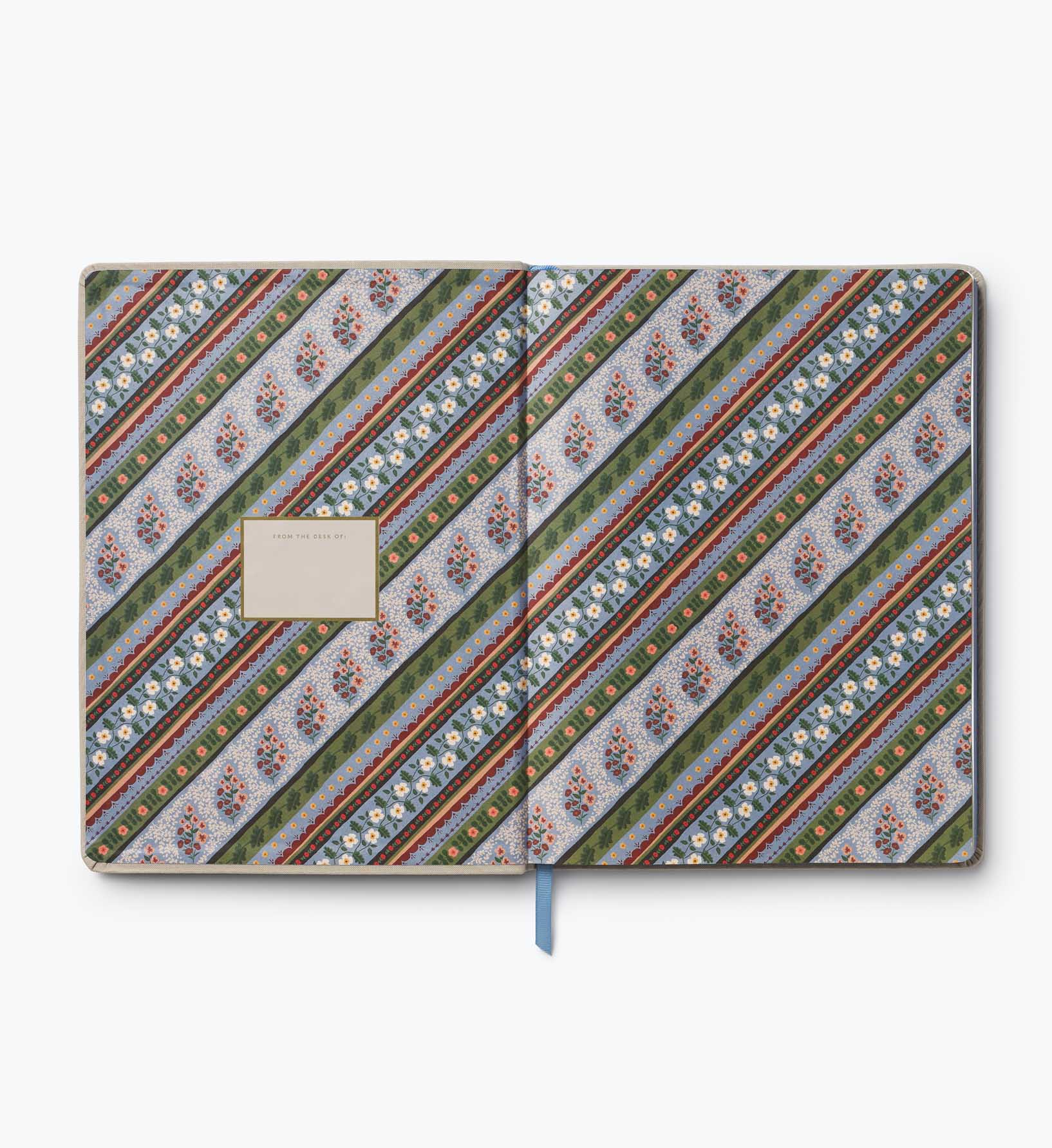 Cloverpaperco™ - 2027 12-Month Embroidered Bookbound Planner - Heritage Sampler