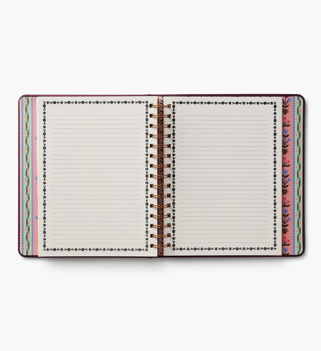 Cloverpaperco™ - 2026-2027 17-Month Academic Covered Spiral Planner - Ladies Night Book Club