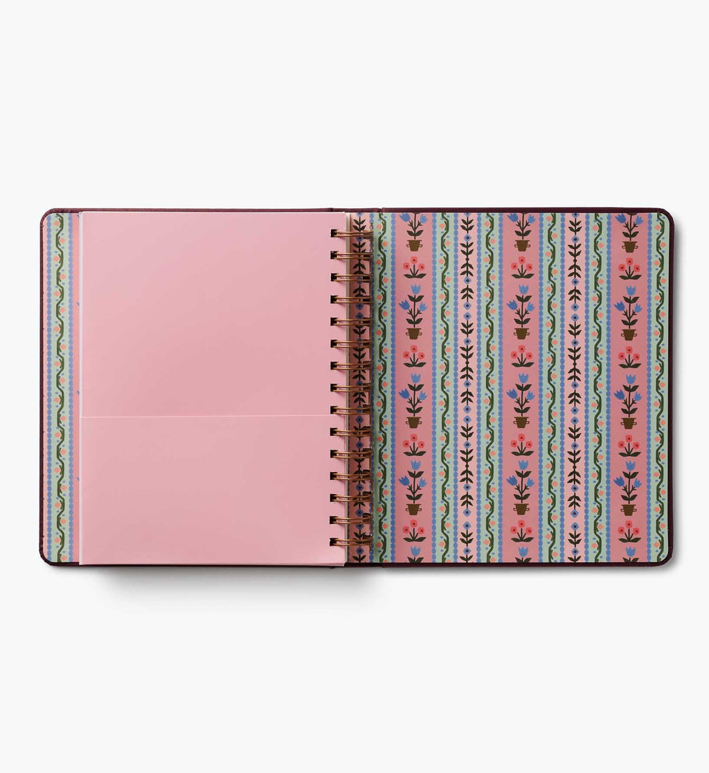 Cloverpaperco™ - 2026-2027 17-Month Academic Covered Spiral Planner - Ladies Night Book Club