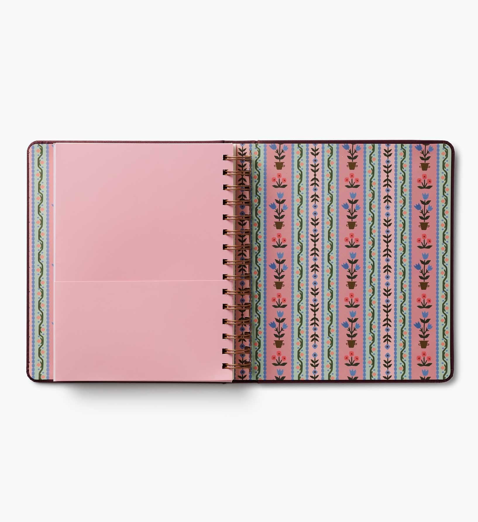 Cloverpaperco™ - 2026-2027 17-Month Academic Covered Spiral Planner - Ladies Night Book Club