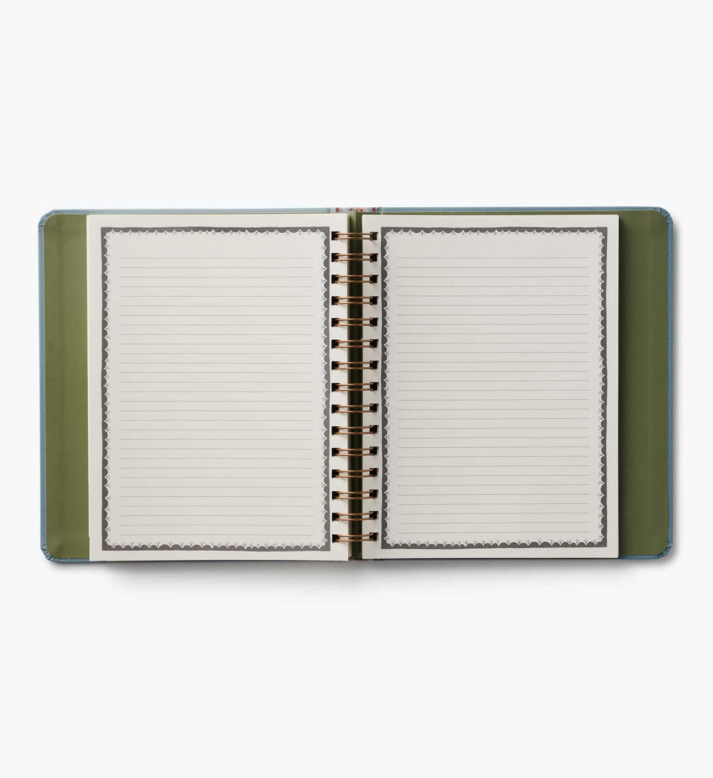 Cloverpaperco™ - 2026-2027 17-Month Academic Covered Spiral Planner - Paisley