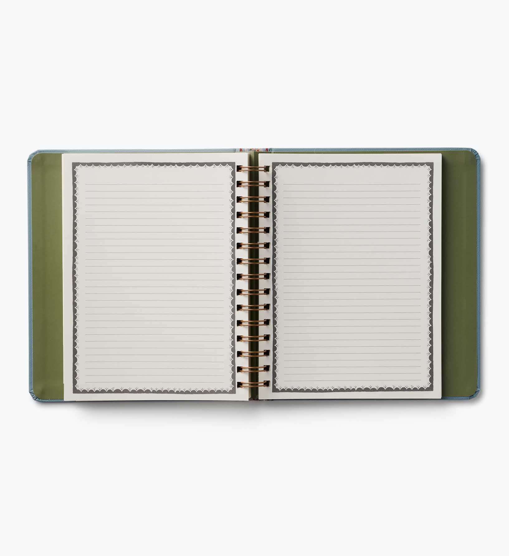 Cloverpaperco™ - 2026-2027 17-Month Academic Covered Spiral Planner - Paisley