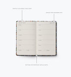 Cloverpaperco™ - 2027 12-Month Hardcover Pocket Planner - Paisley