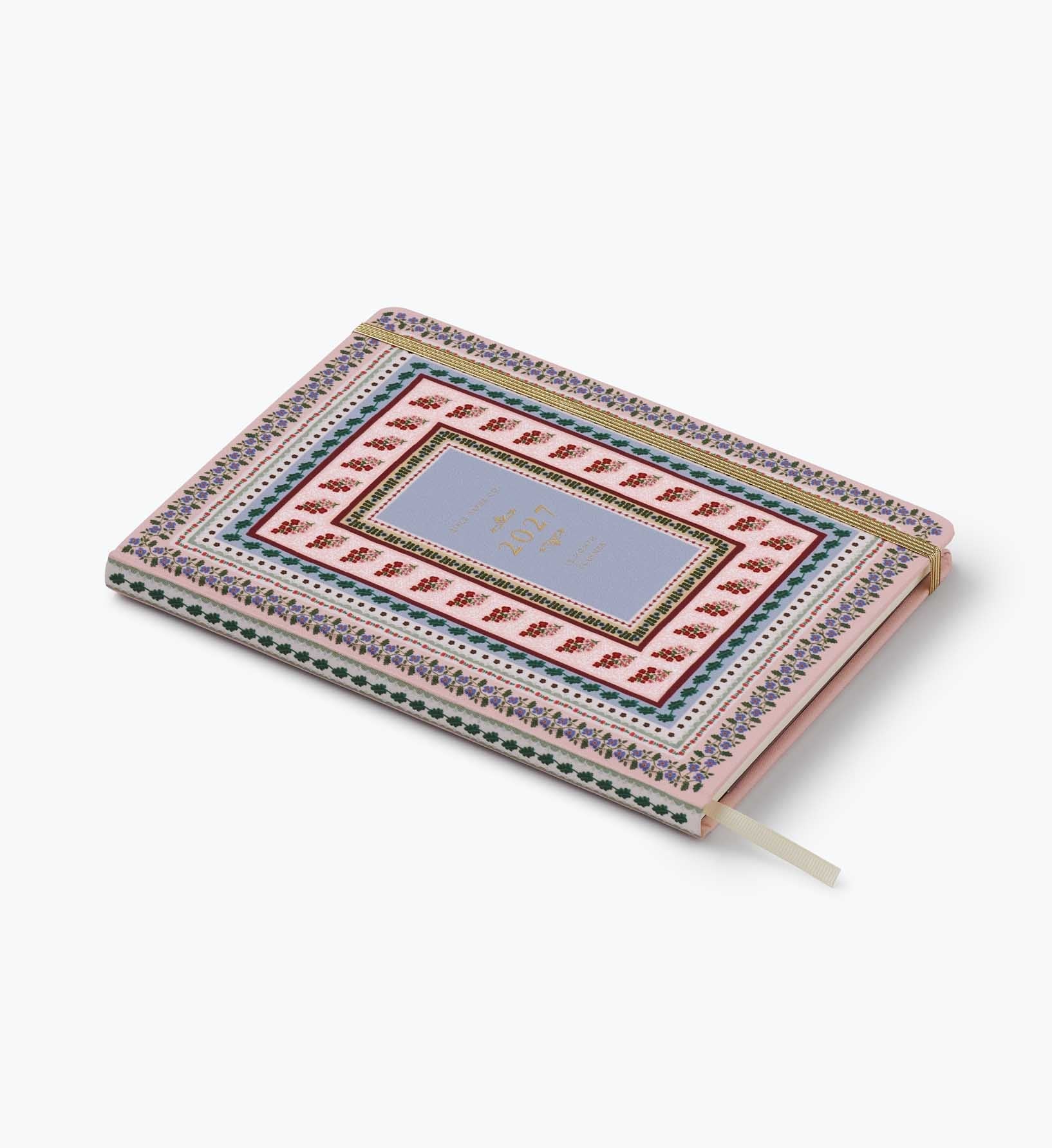 Cloverpaperco™ - 2027 12-Month Hardcover Planner with Pen - Paisley