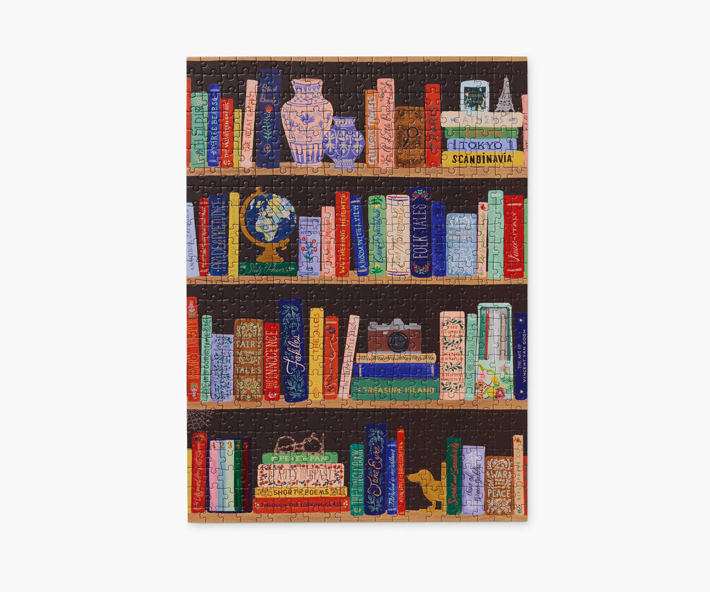 Cloverpaperco™ - Jigsaw Puzzle - Bookshelf