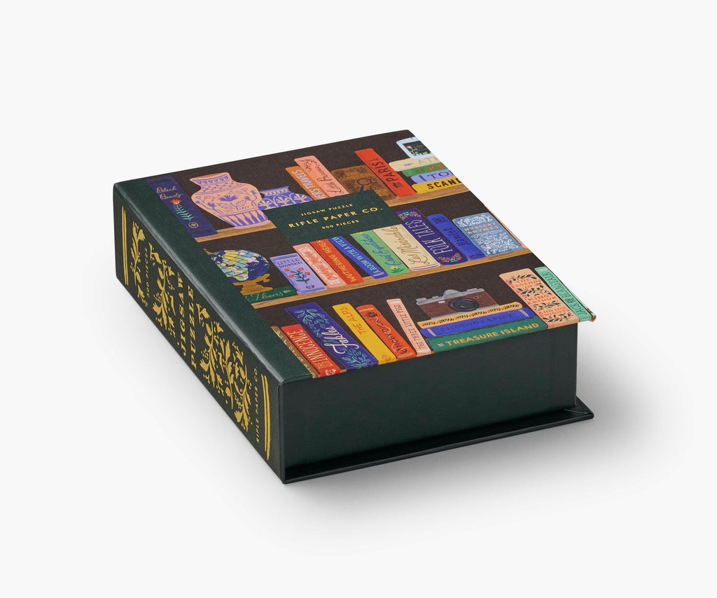 Cloverpaperco™ - Jigsaw Puzzle - Bookshelf
