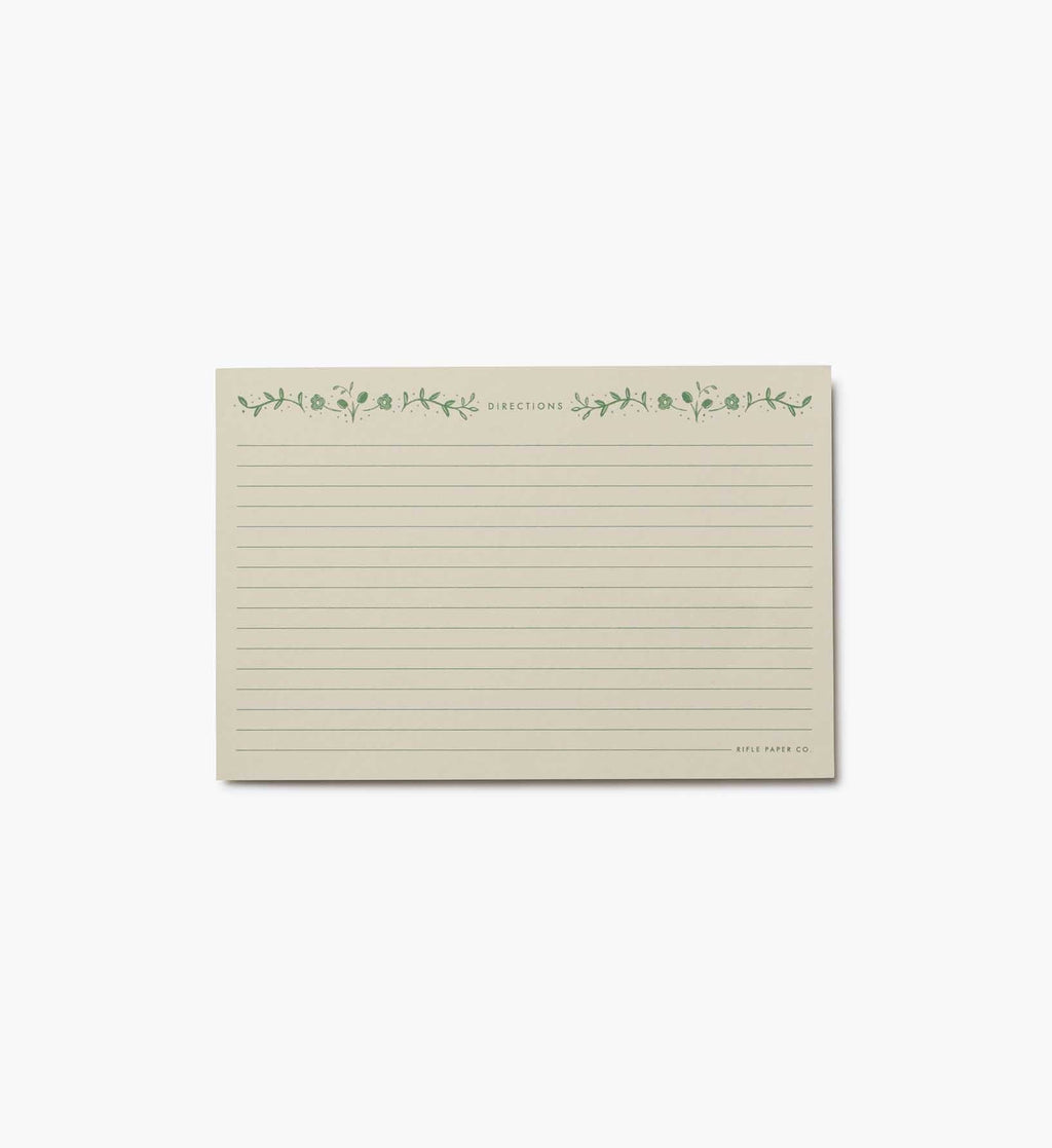 Cloverpaperco™ - Recipe Cards - Artichoke