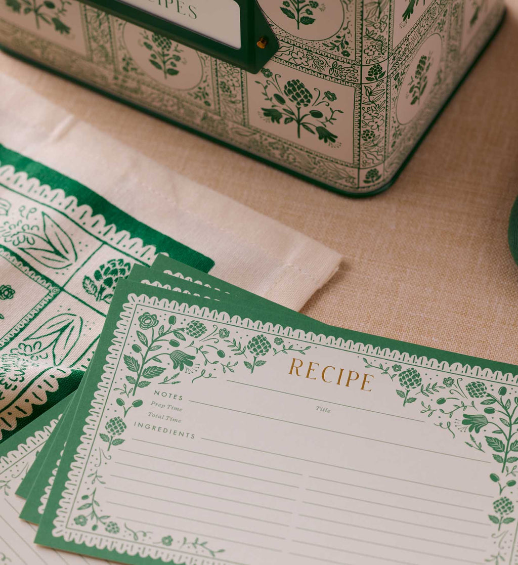 Cloverpaperco™ - Recipe Cards - Artichoke
