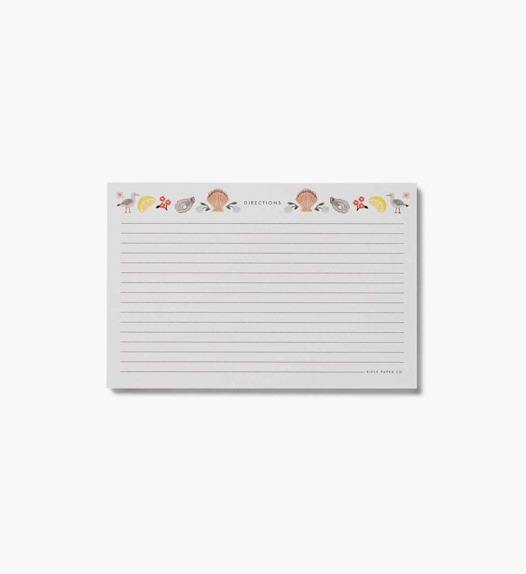 Cloverpaperco™ - Recipe Cards - Seaside