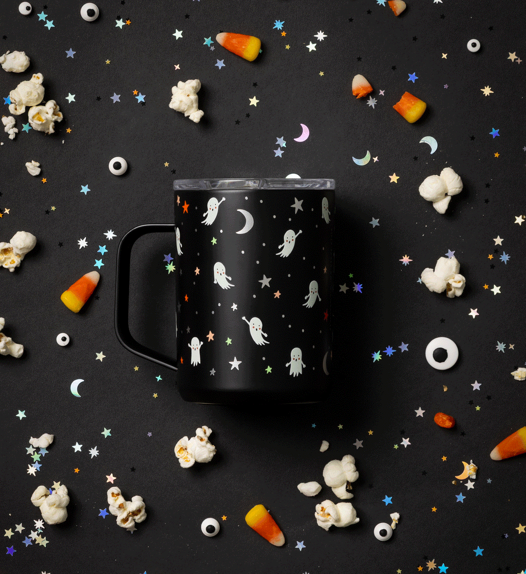Cloverpaperco™ - 16 oz. Coffee Mug - Ghosts