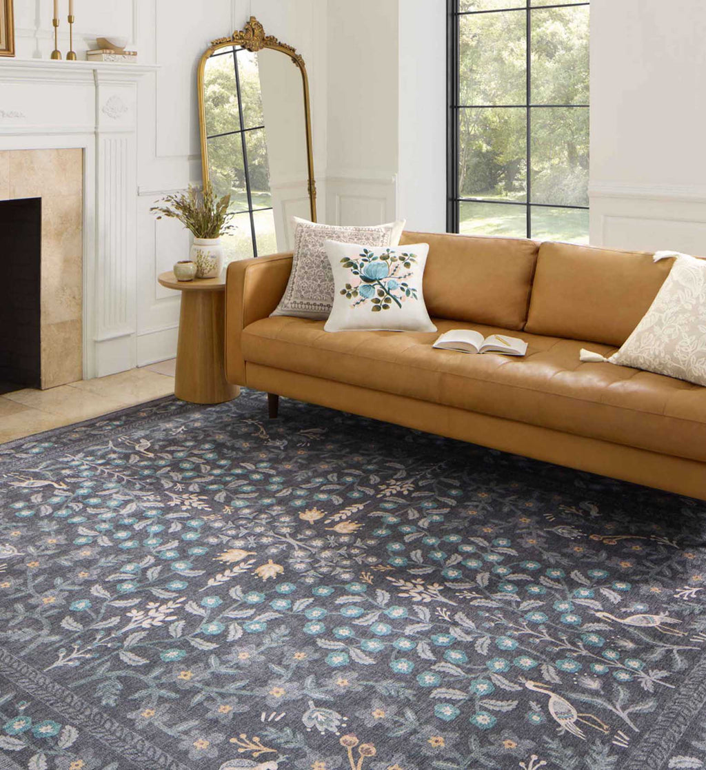 Cloverpaperco™ - Maison Nightingale Power Loomed Rug - Black