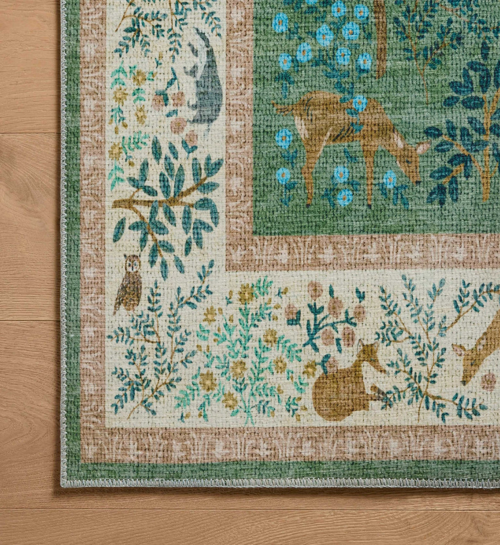 Cloverpaperco™ - Canopy Woodland Printed Rug - Sage