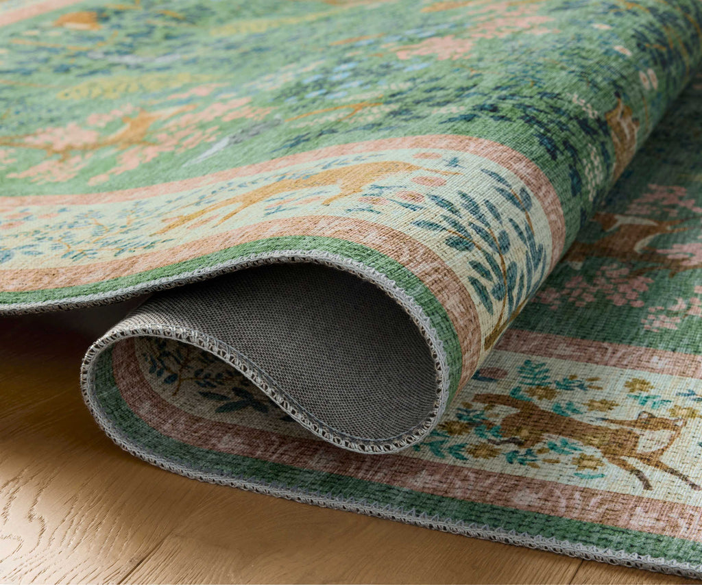 Cloverpaperco™ - Canopy Woodland Printed Rug - Sage