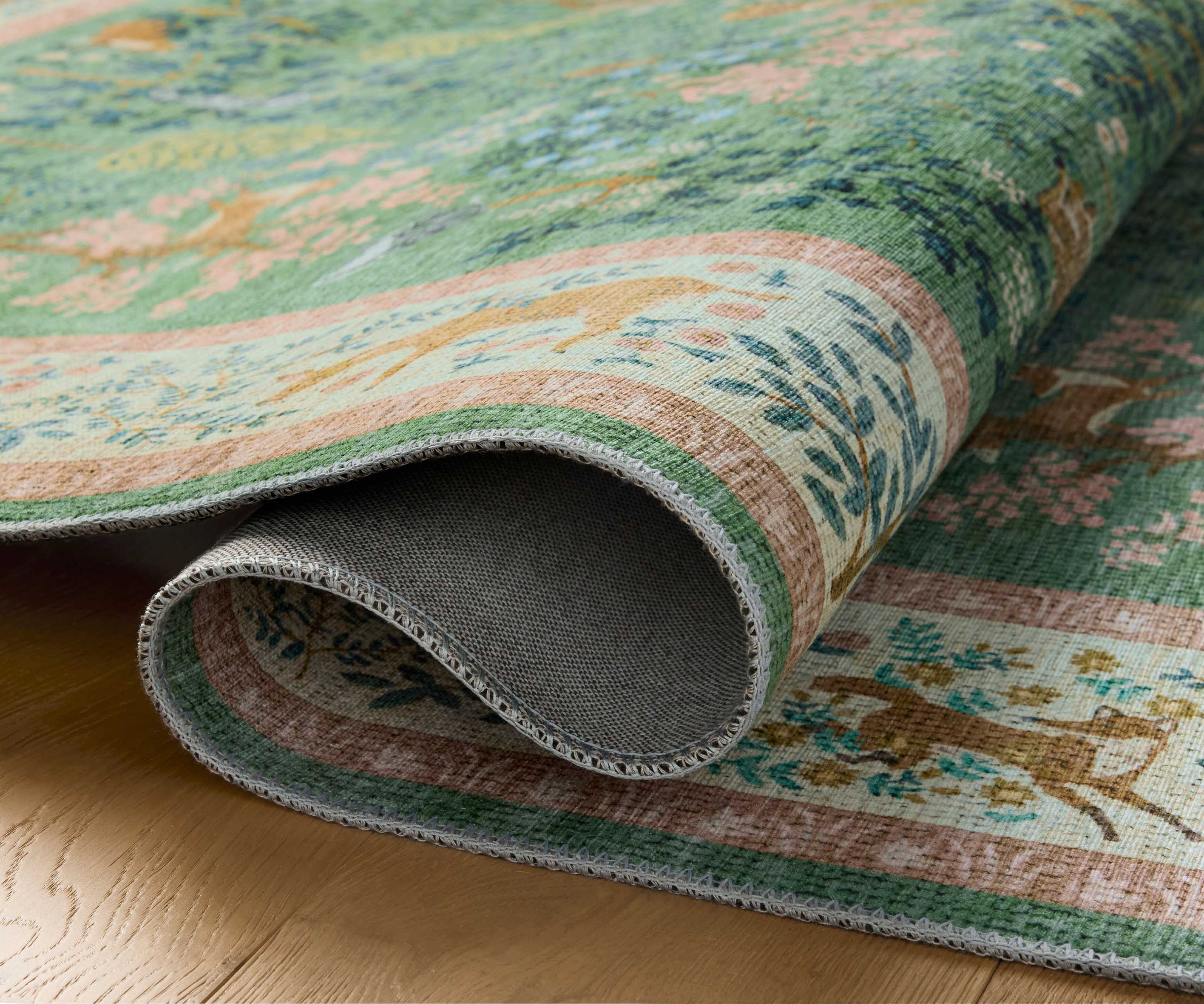 Cloverpaperco™ - Canopy Woodland Printed Rug - Sage