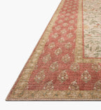 Cloverpaperco™ - Edinburgh Aster Power Loomed Rug - Ivory & Spice