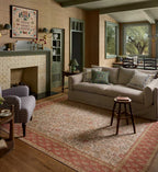 Cloverpaperco™ - Edinburgh Aster Power Loomed Rug - Ivory & Spice