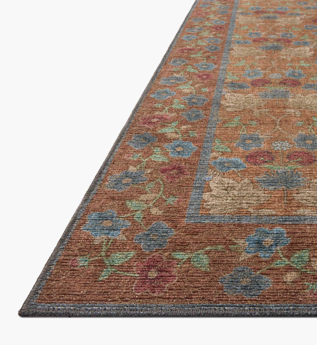 Cloverpaperco™ - Edinburgh Maple Power Loomed Rug - Cinnamon