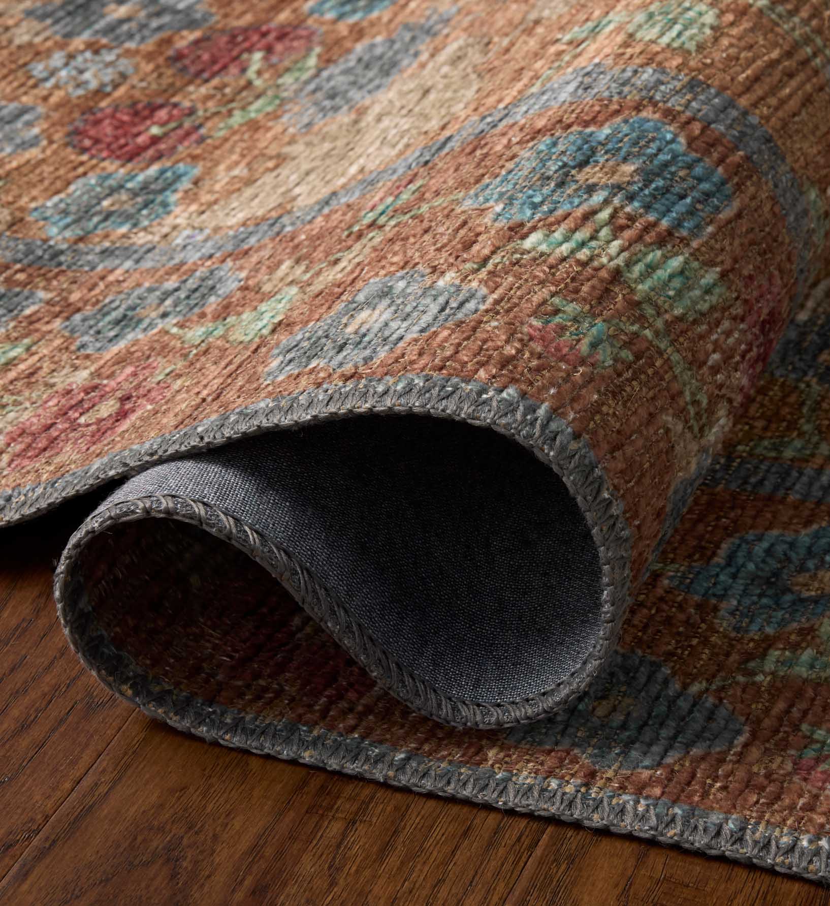 Cloverpaperco™ - Edinburgh Maple Power Loomed Rug - Cinnamon