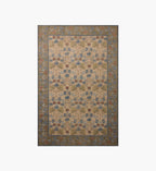 Cloverpaperco™ - Edinburgh Maple Power Loomed Rug - Tan & Olive