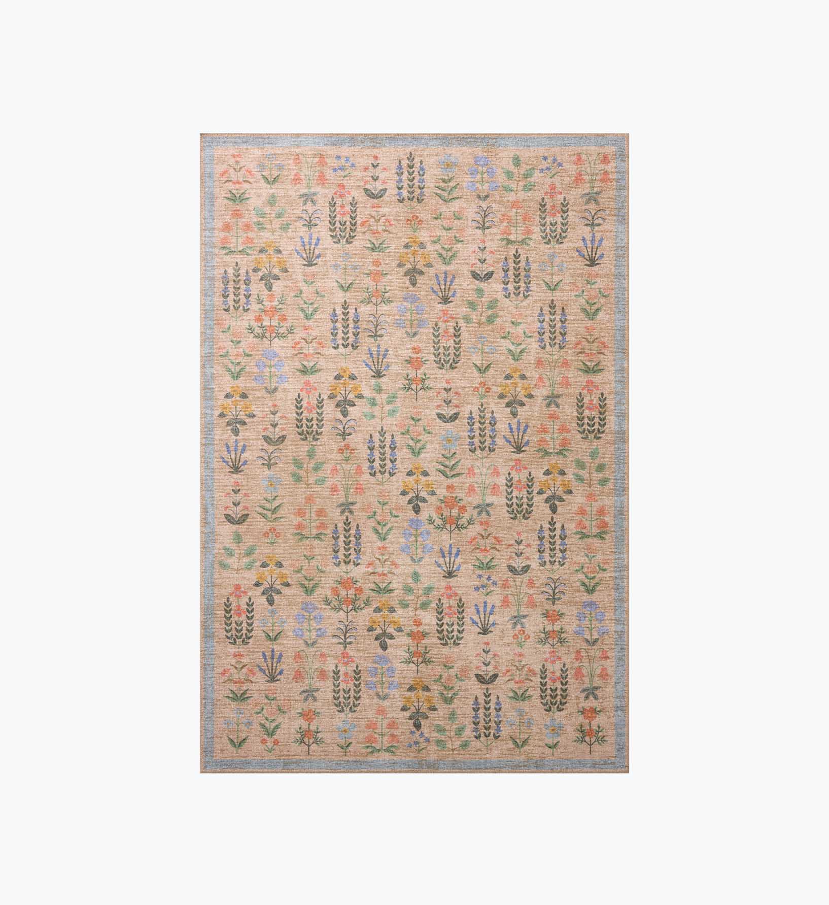 Cloverpaperco™ - Edinburgh Campbell Power Loomed Rug - Cream