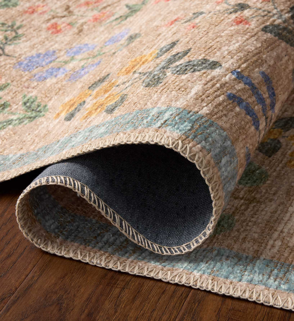 Cloverpaperco™ - Edinburgh Campbell Power Loomed Rug - Cream