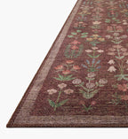 Cloverpaperco™ - Edinburgh Campbell Power Loomed Rug - Merlot
