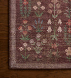Cloverpaperco™ - Edinburgh Campbell Power Loomed Rug - Merlot