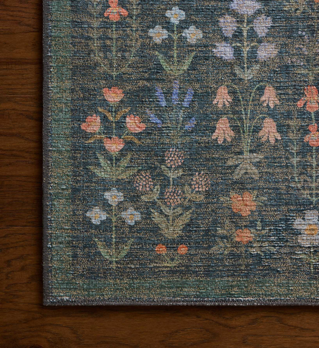 Cloverpaperco™ - Edinburgh Campbell Power Loomed Rug - Navy
