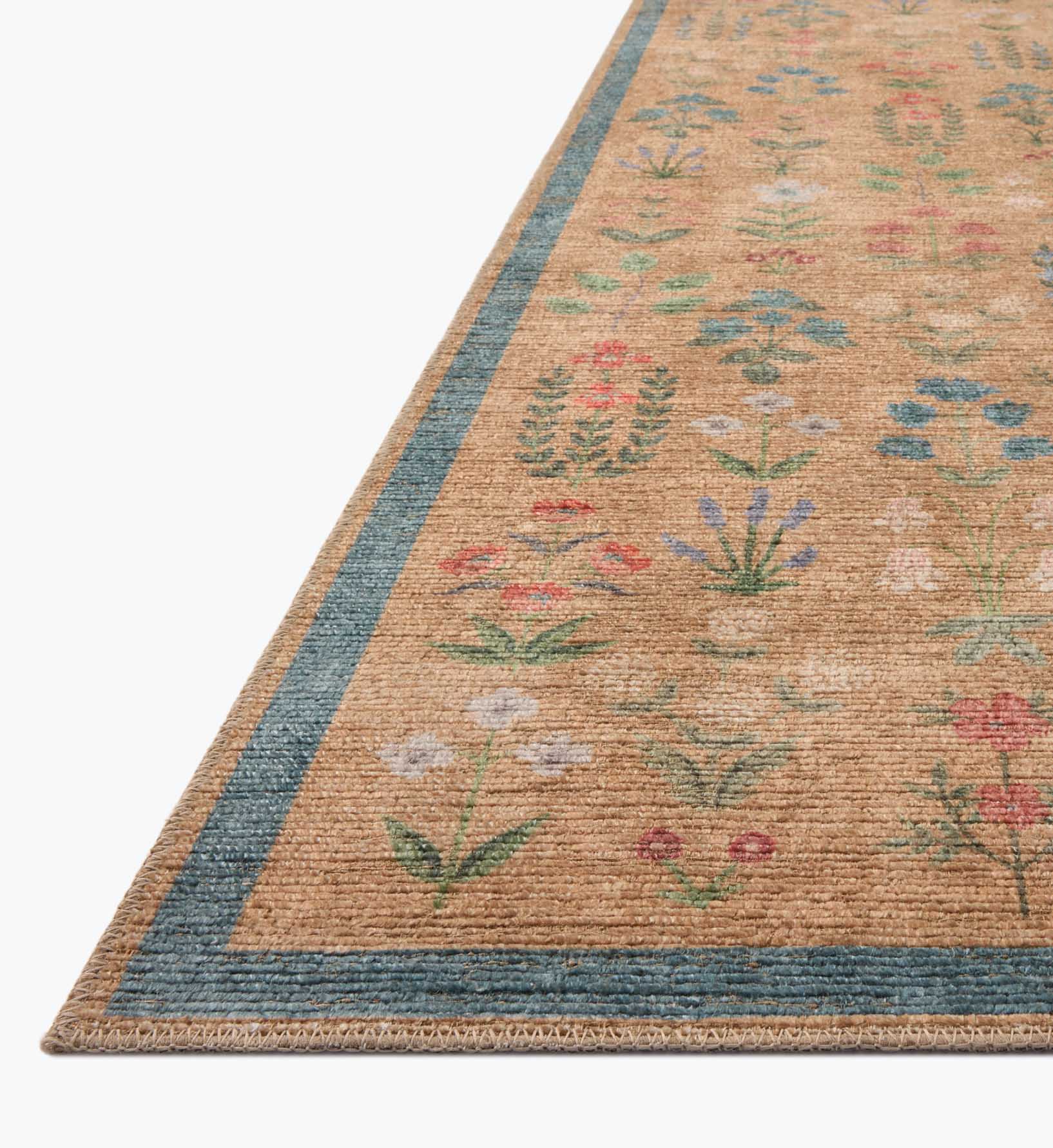 Cloverpaperco™ - Edinburgh Campbell Power Loomed Rug - Wheat