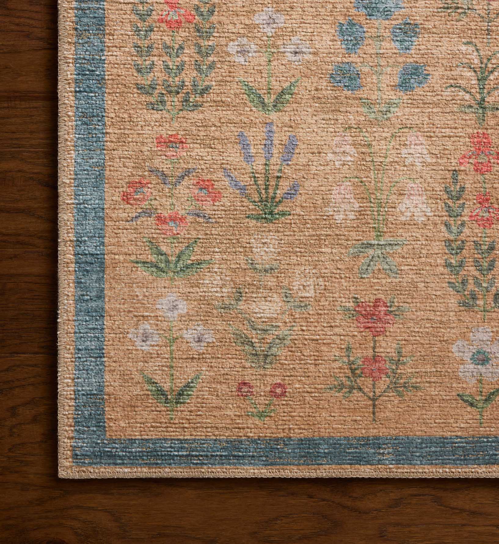 Cloverpaperco™ - Edinburgh Campbell Power Loomed Rug - Wheat