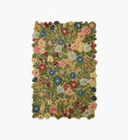 Cloverpaperco™ - Edith Wool Hooked Rug - Green