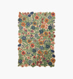 Cloverpaperco™ - Edith Wool Hooked Rug - Ivory