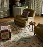 Cloverpaperco™ - Orchard Country Farm Washable Rug - Ivory
