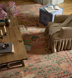 Cloverpaperco™ - Orchard Country Farm Washable Rug - Mauve
