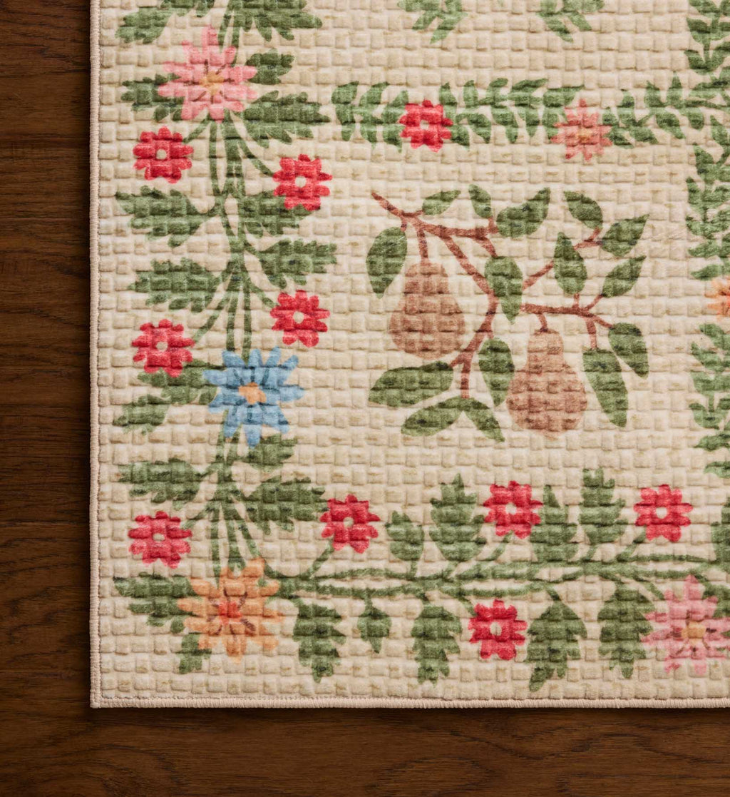 Cloverpaperco™ - Orchard Helena Washable Rug - Beige