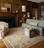 Cloverpaperco™ - Orchard Helena Washable Rug - Beige
