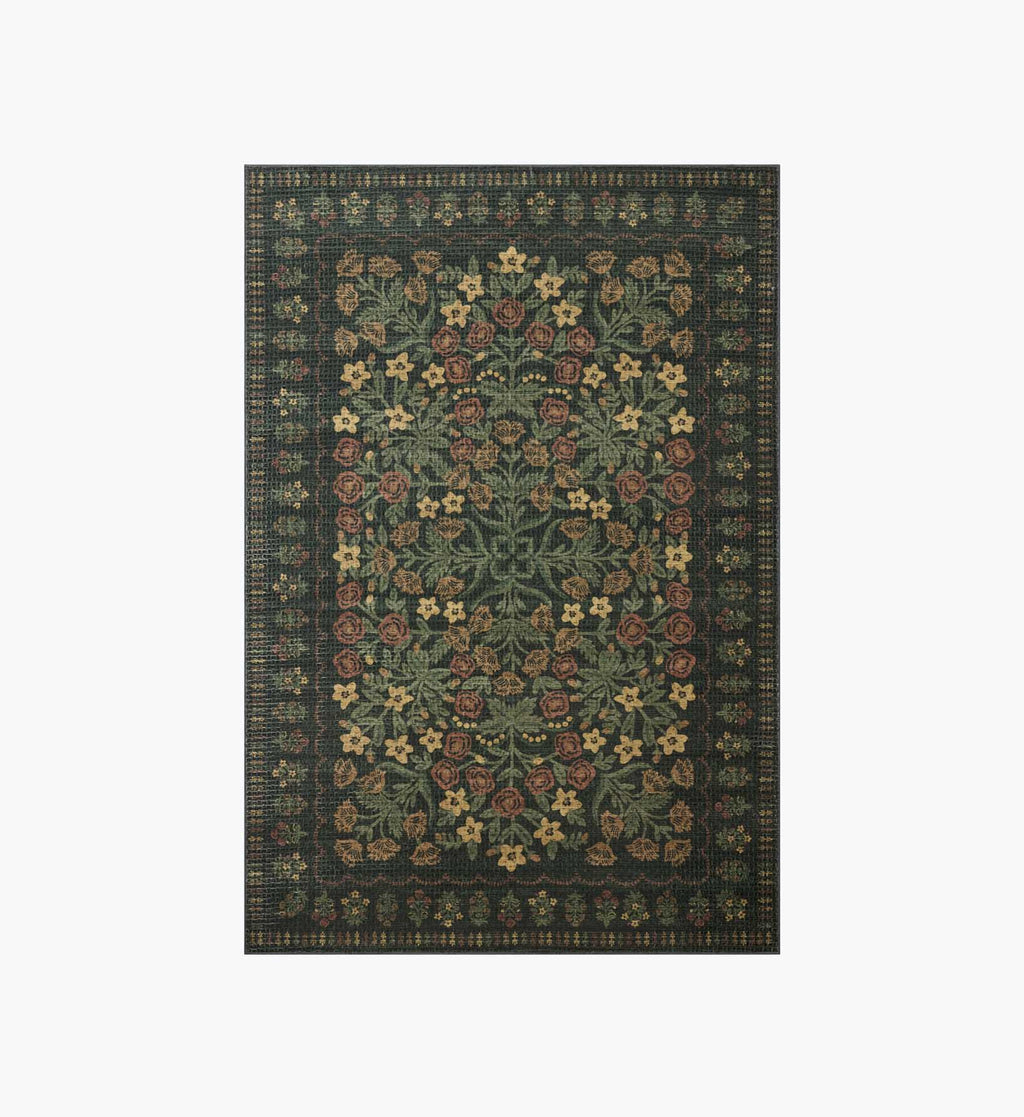 Cloverpaperco™ - Orchard Charlotte Washable Rug - Forest