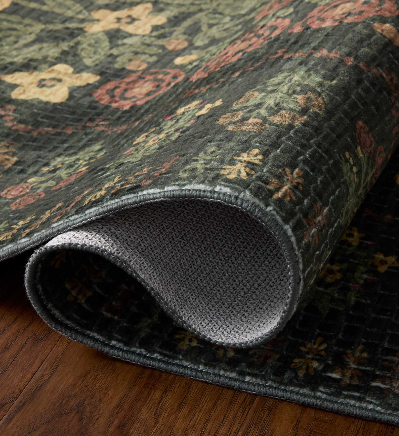 Cloverpaperco™ - Orchard Charlotte Washable Rug - Forest
