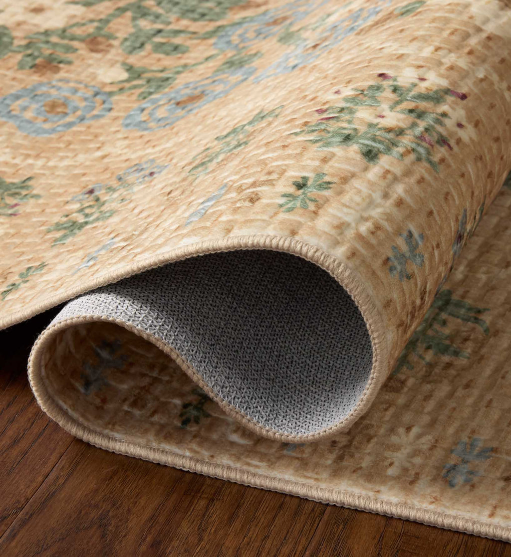 Cloverpaperco™ - Orchard Charlotte Washable Rug - Sand