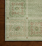 Cloverpaperco™ - Orchard Lottie Washable Rug - Green