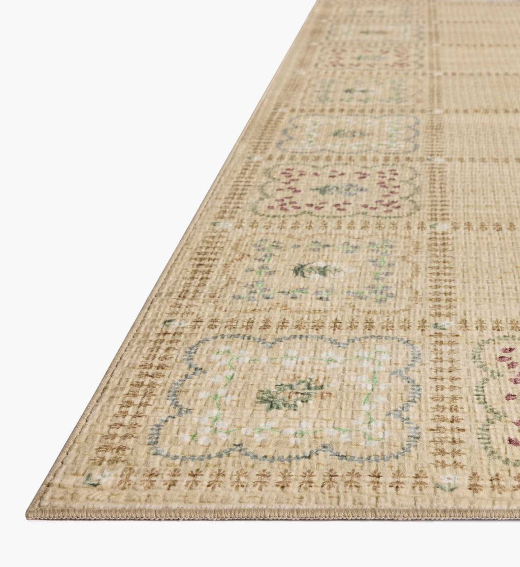 Cloverpaperco™ - Orchard Lottie Washable Rug - Natural