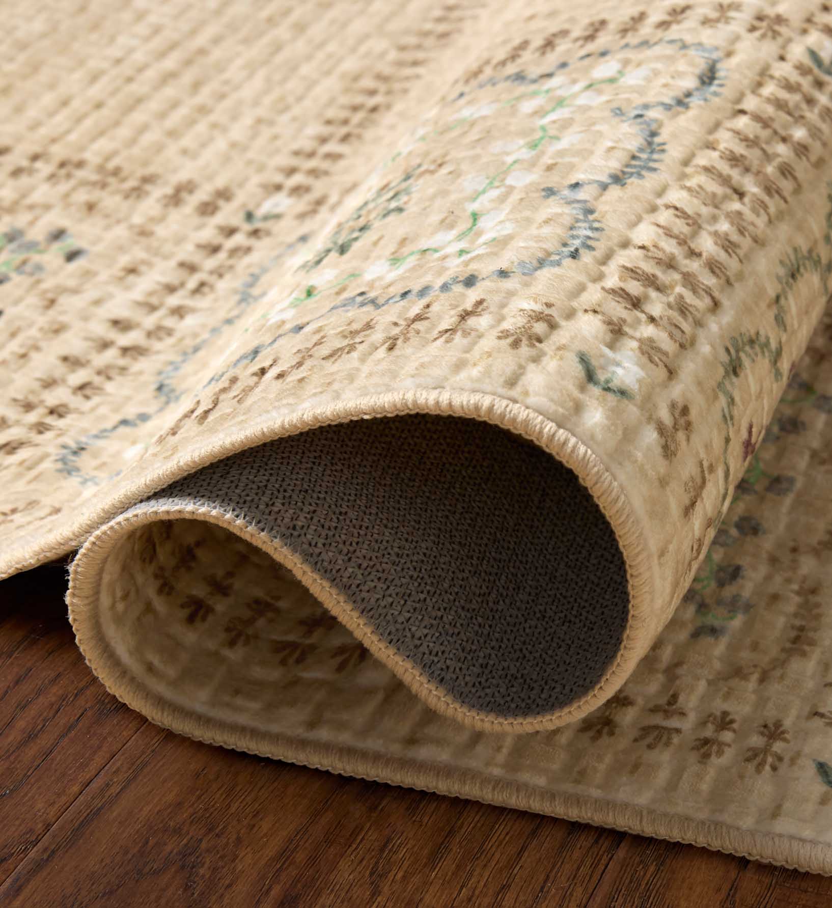Cloverpaperco™ - Orchard Lottie Washable Rug - Natural