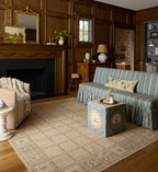 Cloverpaperco™ - Orchard Lottie Washable Rug - Natural