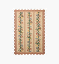 Cloverpaperco™ - Thistle Wool Hooked Rug - Blush