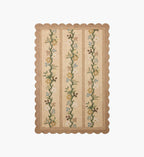 Cloverpaperco™ - Thistle Wool Hooked Rug - Neutral