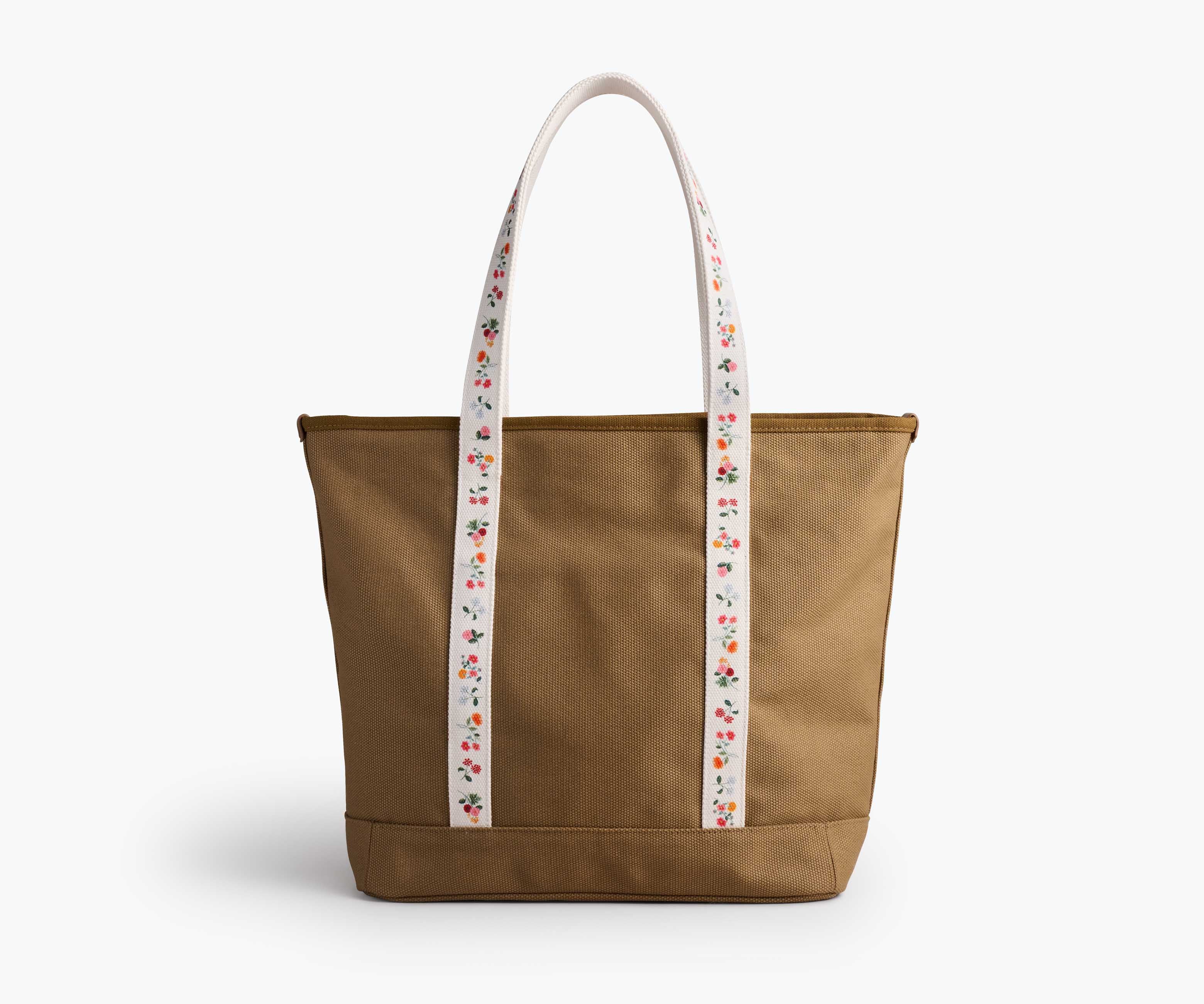 Cloverpaperco™ - Canvas Carry All - Ditsy Dahlia