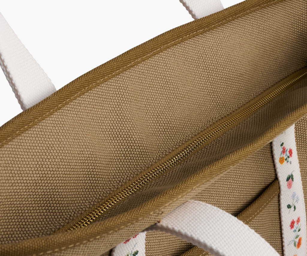 Cloverpaperco™ - Canvas Carry All - Ditsy Dahlia